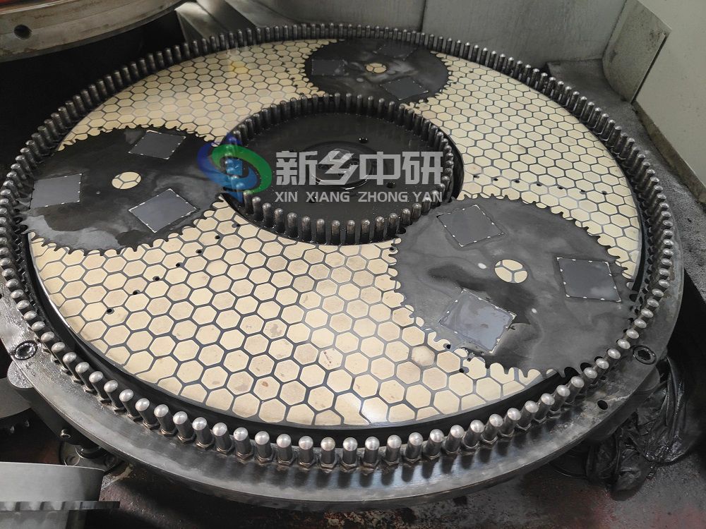 雙端面研磨機0.3mm黑色氧化鋁片研磨拋光