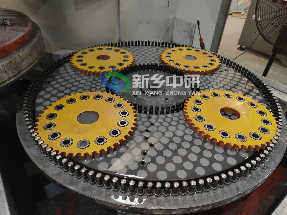 立式數控雙面研磨機齒輪工件平面研磨
