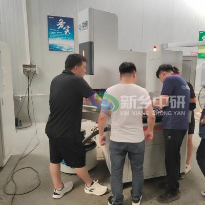 浙江朱總來(lái)廠驗(yàn)收雙端面研磨機(jī)